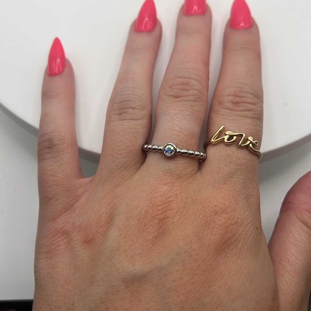 354. Qudo Stainless Steel Stackable Ring - image 3